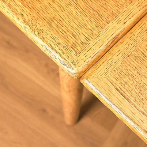 Danish dining table in oak