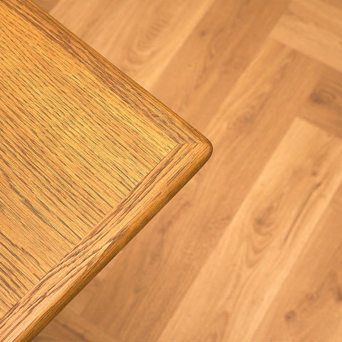 Danish dining table in oak