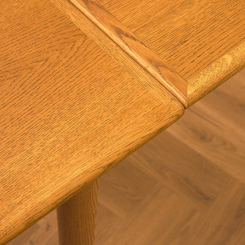 Danish dining table in oak
