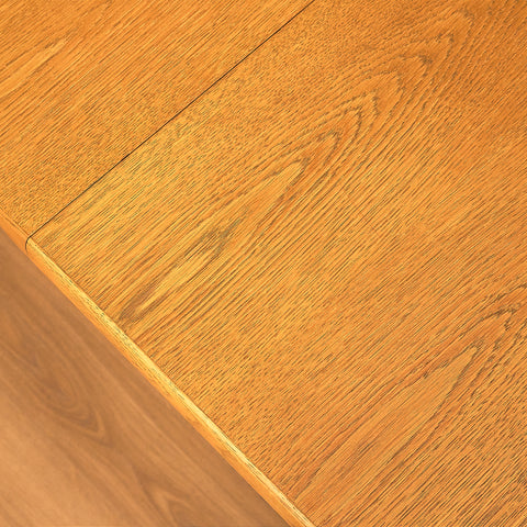 Danish round dining table in oak