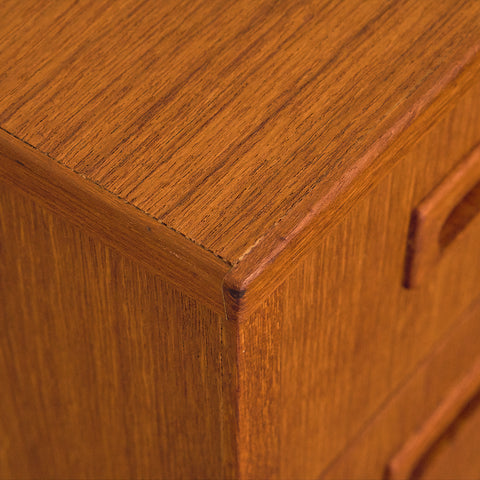 Danish chest of drawers in teak
