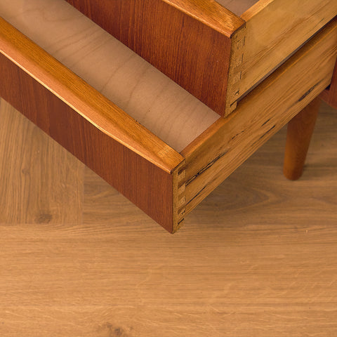 Danish chest of drawers in teak
