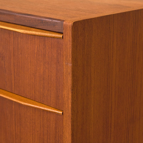 Danish chest of drawers in teak