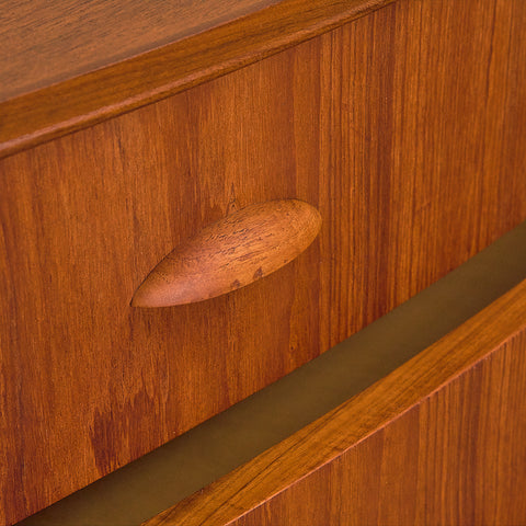 Danish chest of drawers in teak