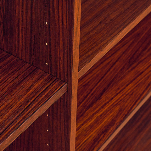 Danish bookshelf in Santos rosewood and mahogany