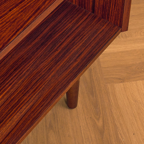 Danish bookshelf in Santos rosewood and mahogany