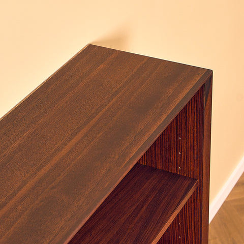 Danish bookshelf in Santos rosewood and mahogany