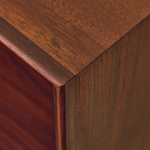 Danish bookshelf in Santos rosewood and mahogany