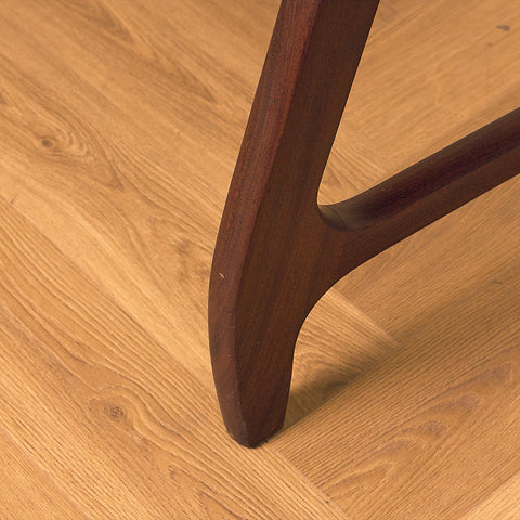 Danish coffee table in teak and walnut