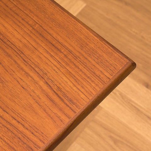 Danish coffee table in teak and walnut
