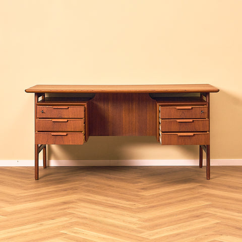 Danish writing desk model '75' by Gunni Omann for Omann Jun A/S