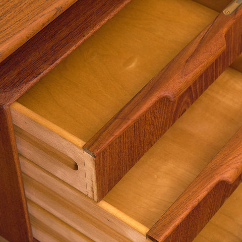 Danish writing desk model '75' by Gunni Omann for Omann Jun A/S