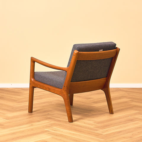 Danish armchairs in solid teak, model 'Senator' by Ole Knudsen for France & Son