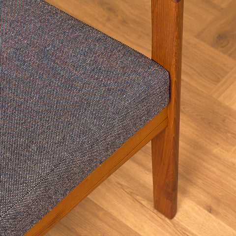 Danish armchairs in solid teak, model 'Senator' by Ole Knudsen for France & Son