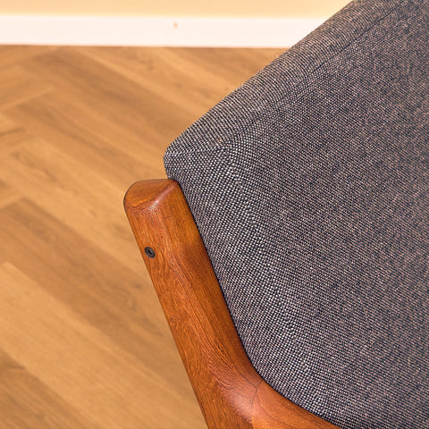 Danish armchairs in solid teak, model 'Senator' by Ole Knudsen for France & Son