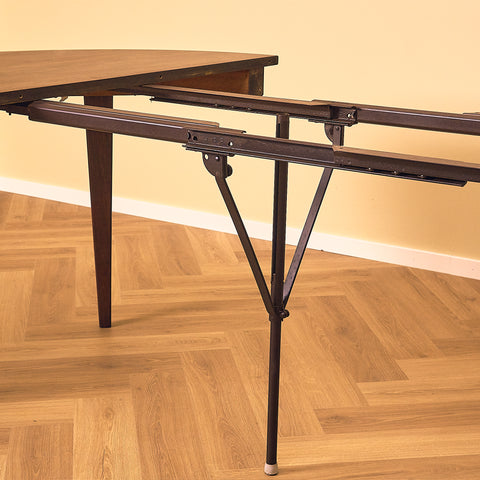 Omann Jun Dining Table in Santos Rosewood, Model 55