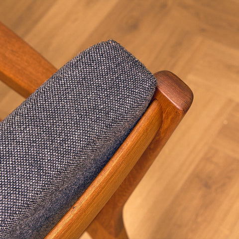 Danish armchairs in solid teak, model 'Senator' by Ole Knudsen for France & Son