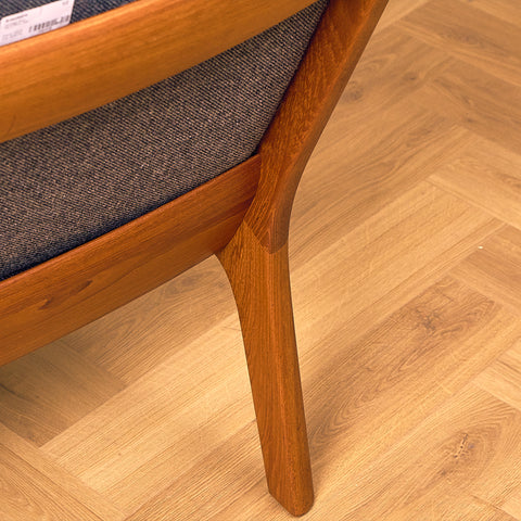 Danish armchairs in solid teak, model 'Senator' by Ole Knudsen for France & Son