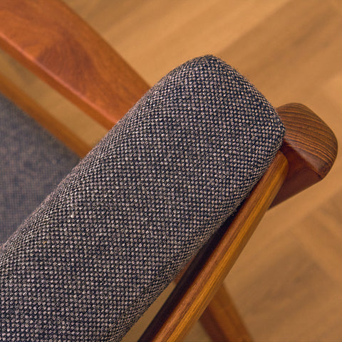 Danish armchairs in solid teak, model 'Senator' by Ole Knudsen for France & Son