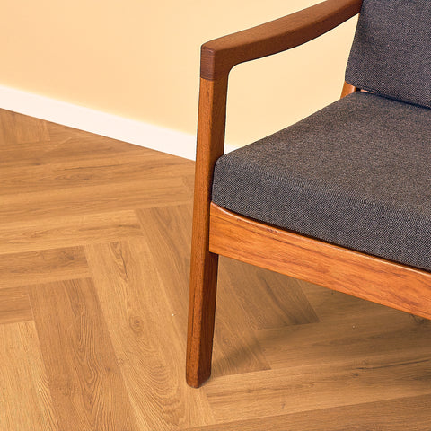 Danish sofa in solid teak, model 'Senator' by Ole Knudsen for France & Son