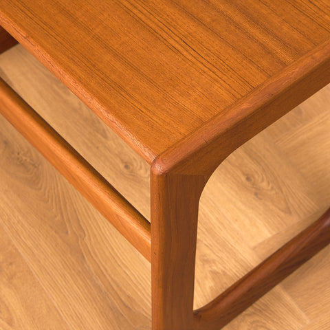 Danish side table in teak