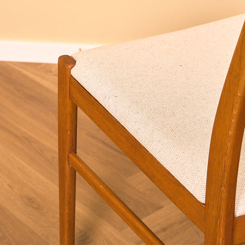 Swedish dining chairs in oak
