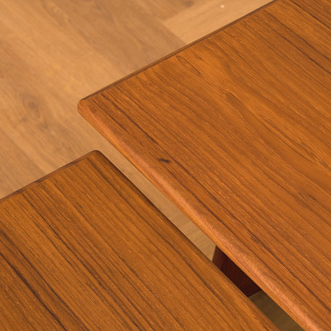 English set of nest of tables in teak and walnut, model 'Fresco' by Victor Wilkins for G-Plan