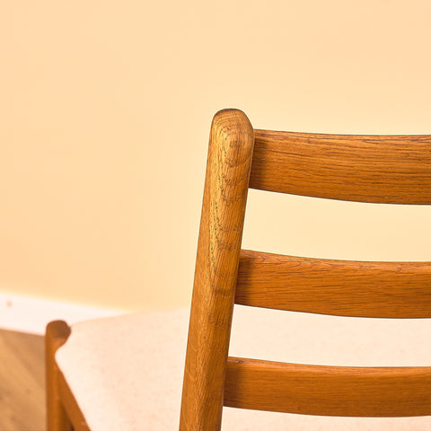 Swedish dining chairs in oak