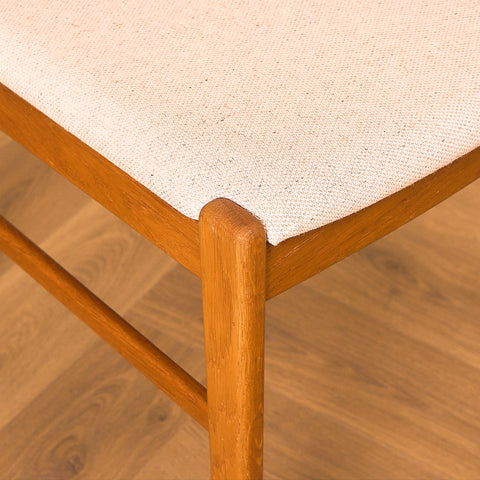Swedish dining chairs in oak