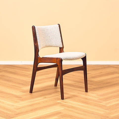 Danish dining chairs in Santos rosewood by Erik Buch for Anderstrup Møbelfabrik, model 89