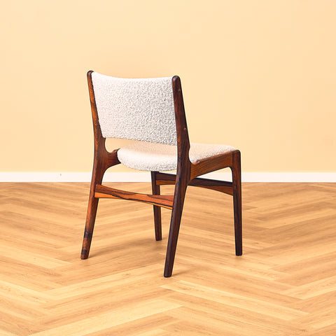 Danish dining chairs in Santos rosewood by Erik Buch for Anderstrup Møbelfabrik, model 89