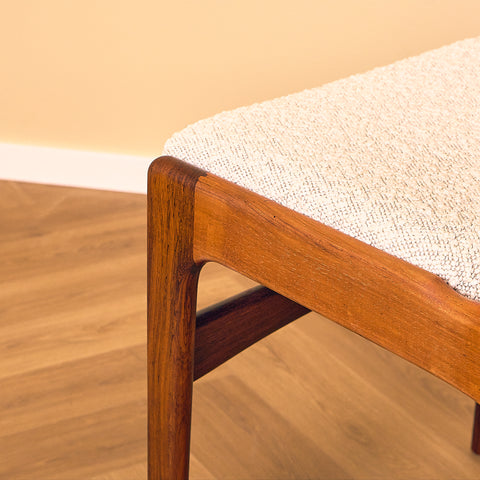 Danish dining chairs in Santos rosewood by Erik Buch for Anderstrup Møbelfabrik, model 89