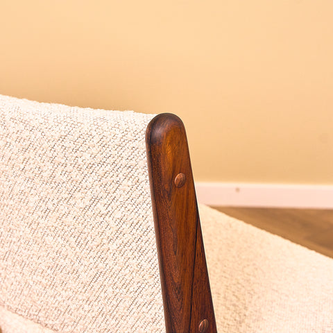 Danish dining chairs in Santos rosewood by Erik Buch for Anderstrup Møbelfabrik, model 89