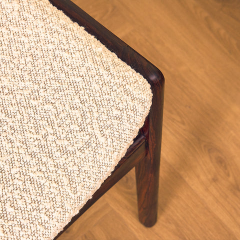 Danish dining chairs in Santos rosewood by Erik Buch for Anderstrup Møbelfabrik, model 89