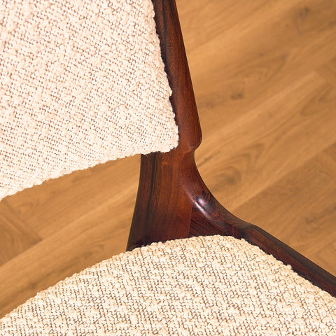 Danish dining chairs in Santos rosewood by Erik Buch for Anderstrup Møbelfabrik, model 89