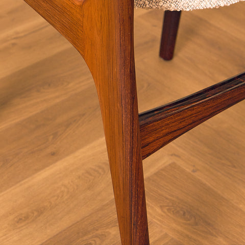 Danish dining chairs in Santos rosewood by Erik Buch for Anderstrup Møbelfabrik, model 89