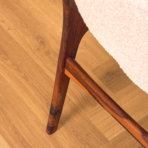 Danish dining chairs in Santos rosewood by Erik Buch for Anderstrup Møbelfabrik, model 89