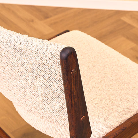 Danish dining chairs in Santos rosewood by Erik Buch for Anderstrup Møbelfabrik, model 89