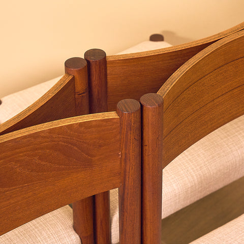 Danish dining chairs in teak