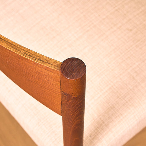 Danish dining chairs in teak