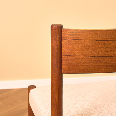 Danish dining chairs in teak