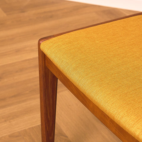 Danish dining chairs in teak by Johannes Andersen for Uldum Mobelfabrik