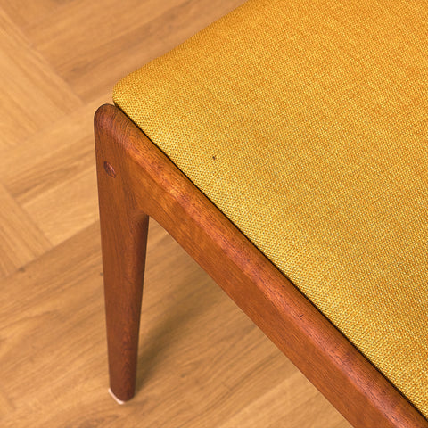 Danish dining chairs in teak by Johannes Andersen for Uldum Mobelfabrik