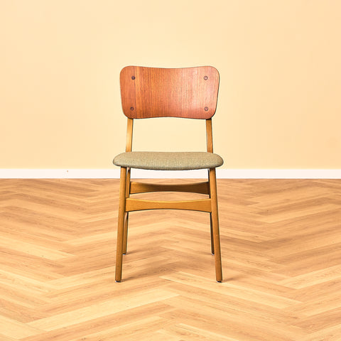 Danish dining chair in teak and beech by Ib Kofod-Larsen