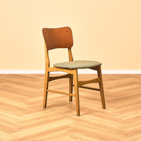 Danish dining chair in teak and beech by Ib Kofod-Larsen