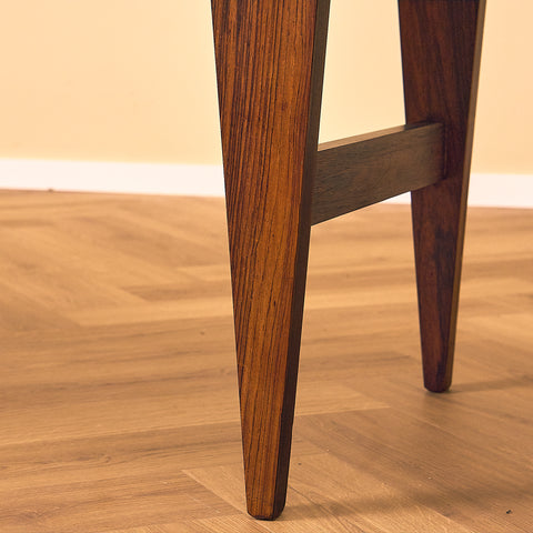 Santos Rosewood Coffee Table with Stretcher Legs