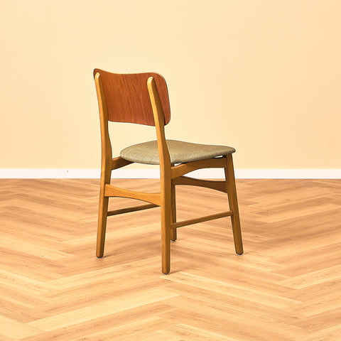 Danish dining chair in teak and beech by Ib Kofod-Larsen
