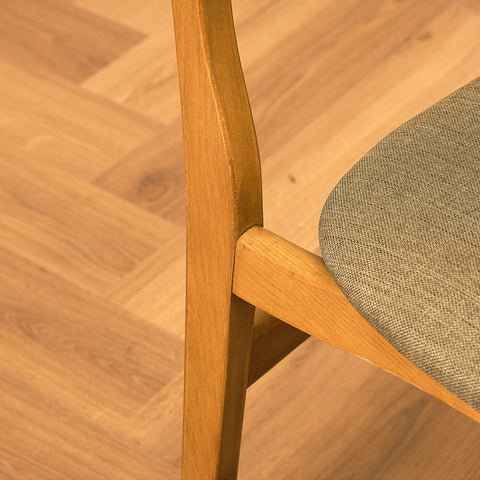 Danish dining chair in teak and beech by Ib Kofod-Larsen
