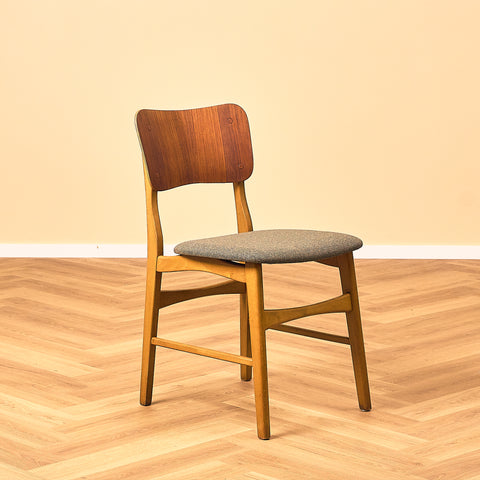 Danish dining chair in teak and beech by Ib Kofod-Larsen