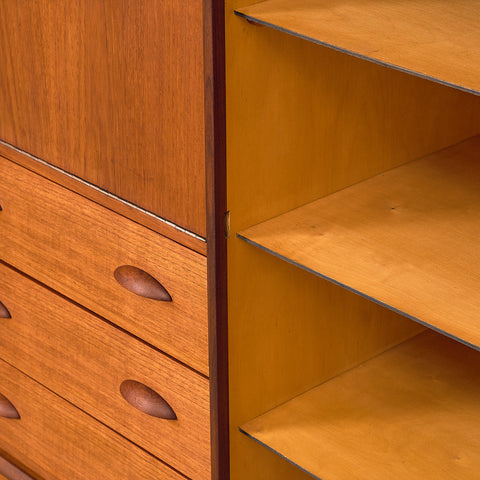 Danish highboard in teak